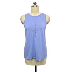 Athleta Periwinkle Blue Racerback Workout Tank Top Athletic Athleisure Sz Small